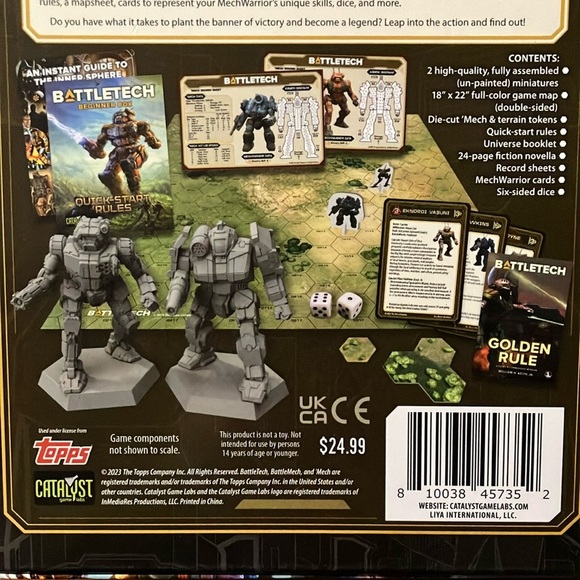 New Open Box Battletech Beginner Box by Catalyst Game Labs - Picture 4 of 16